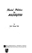 Racial Politics in MALAYSIA