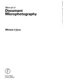 Manual of document microphotography