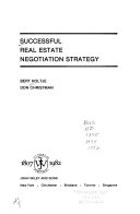 Successful real estate negotiation strategy