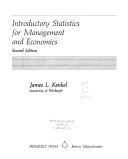 Introductory statistics for Management and Economics