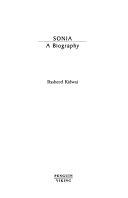 Sonia a biography