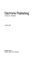 Electronic Publishing Looking for a Blueprint