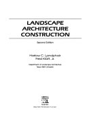 Landscape architecture construction