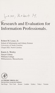 Research and evaluation for information professionals