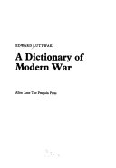 A dictionary of modern war