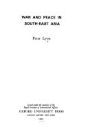 War and peace in South-East Asia