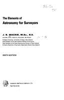 The elements of astronomy for surveyors