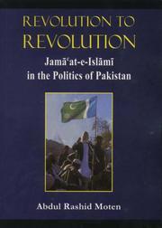 Revolution to Revolution Jamaat-e-Islami in the Politics of Pakistan