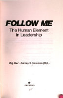 Follow me the human element in leadership