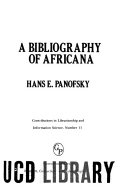 A bibliography of Africana
