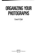 Organizing your photographs
