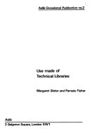 Use made of technical libraries