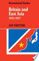 Britain and East Asia, 1933-1937