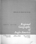 Regional geography of Anglo-America