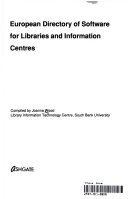 European directory of software for libraries andinformation centres