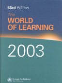 The world of learning 2003