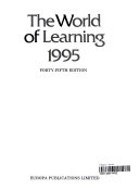 The world of learning 1995