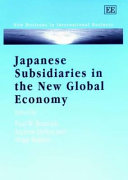 Japanese subsidiaries in the new global economy