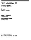 The meaning of difference American constructions of race, sex and gender, social class, and sexual orientation