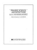 Prairie School architecture studies from "The Western architect"