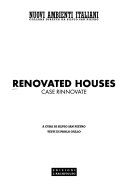Renovated houses case  reinnovate