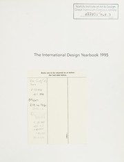 The International design yearbook 1995