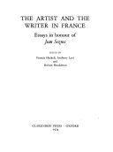 The artist the writer in France essays in honour of Jean Seznec