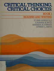Critical thinking, critical choices