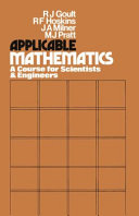 Applicable mathematics a course for scientists and engineers