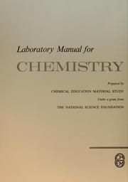Laboratory manual for chemistry an experimental science