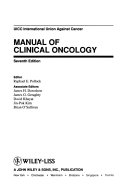 Manual of clinical oncology