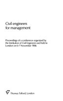 Civil engineers for management proceedings of the .