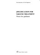 Specification for ground treatment notes for guidance