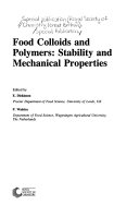 Food Colloids and Polymers Stability and Mechanical Properties