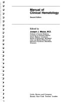 Manual of clinical hematology