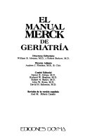 The Merck manual of geriatrics