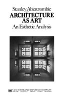 ARCHITECTURE AS ART An Esthetic Analysis