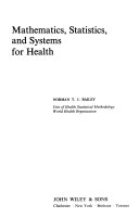 Mathematics, statistics, and systems for health