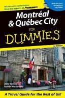 Montreal & Quebec City for dummies