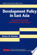 Development policy in East Asia economic growth and poverty alleviation