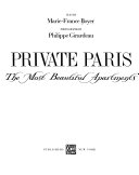 Private Paris the most beautiful aprtments