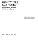 Great Western salt works essays on the meaning of Post-formalist art
