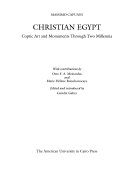 Christian Egypt coptic art and monuments through two millennia