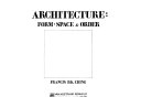 Architecture form, space & order