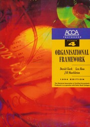 Organisational framework