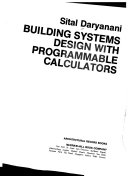 BUILDING SYSTEMS DESIGN WITH PROGRAMMABLE CALCULATORS