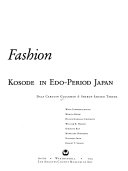 When art became fashion kosode in Edo-period Japan