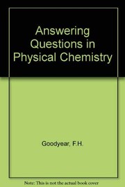 Answering questions in physical chemistry