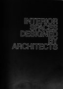 Interior spaces designed by architects