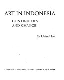 Art in Indonesia continuities and change